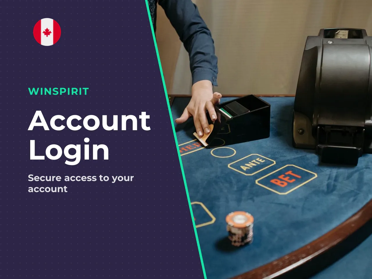 Winspirit Casino Login in Browser. 1