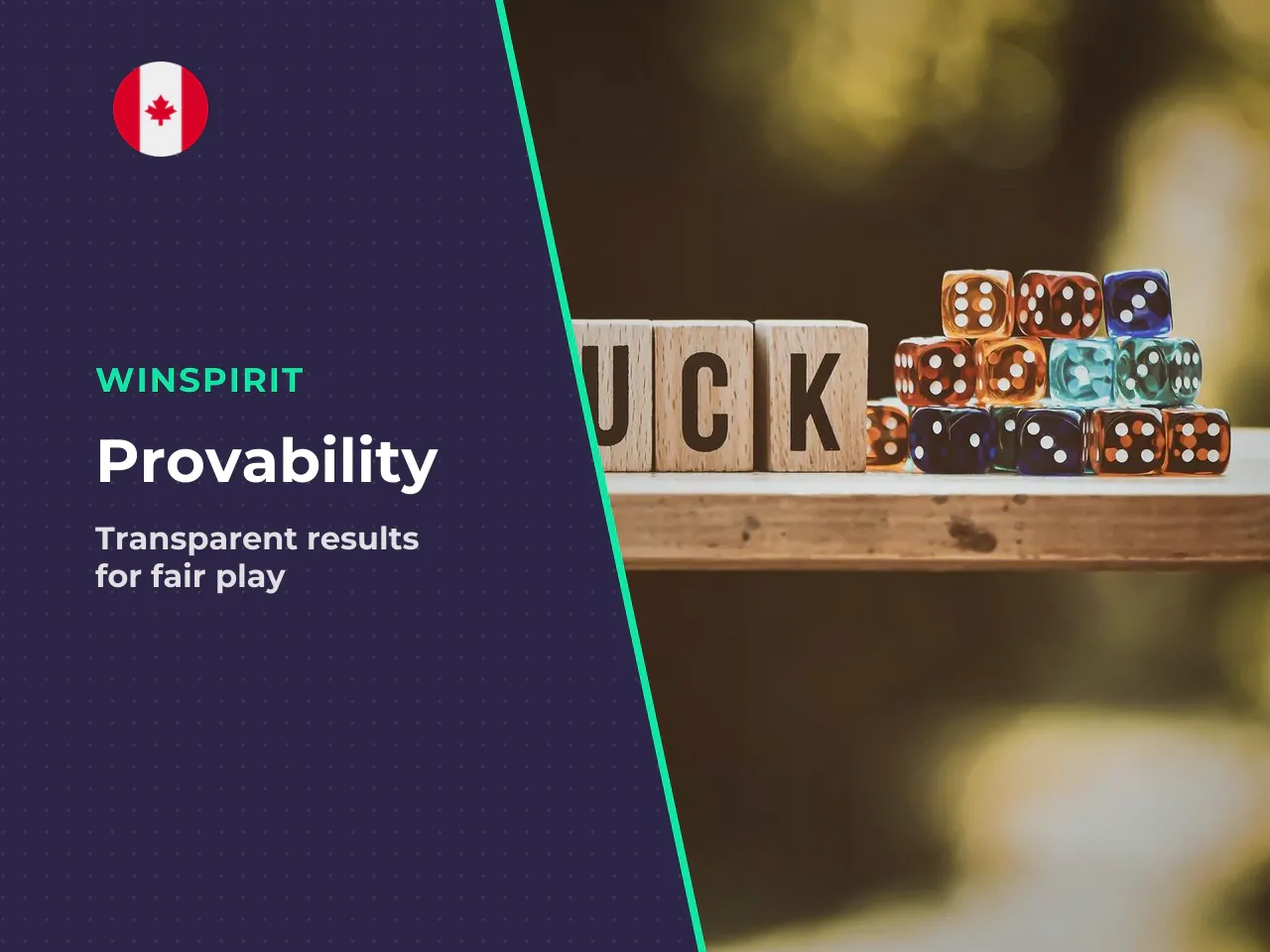 A transparent platform allows players to
