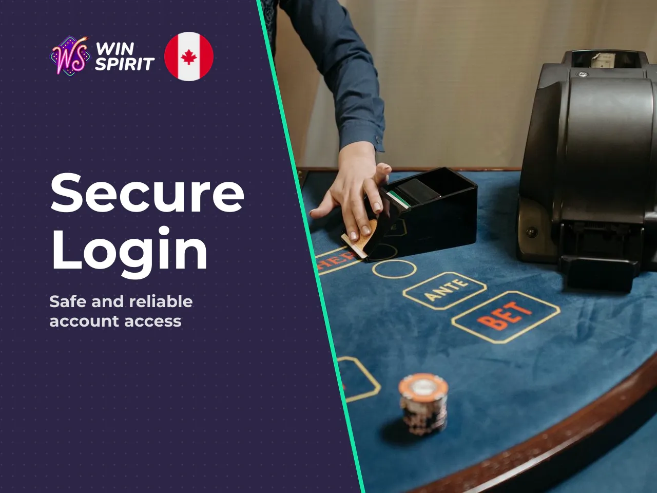To complete your WinSpirit login securely